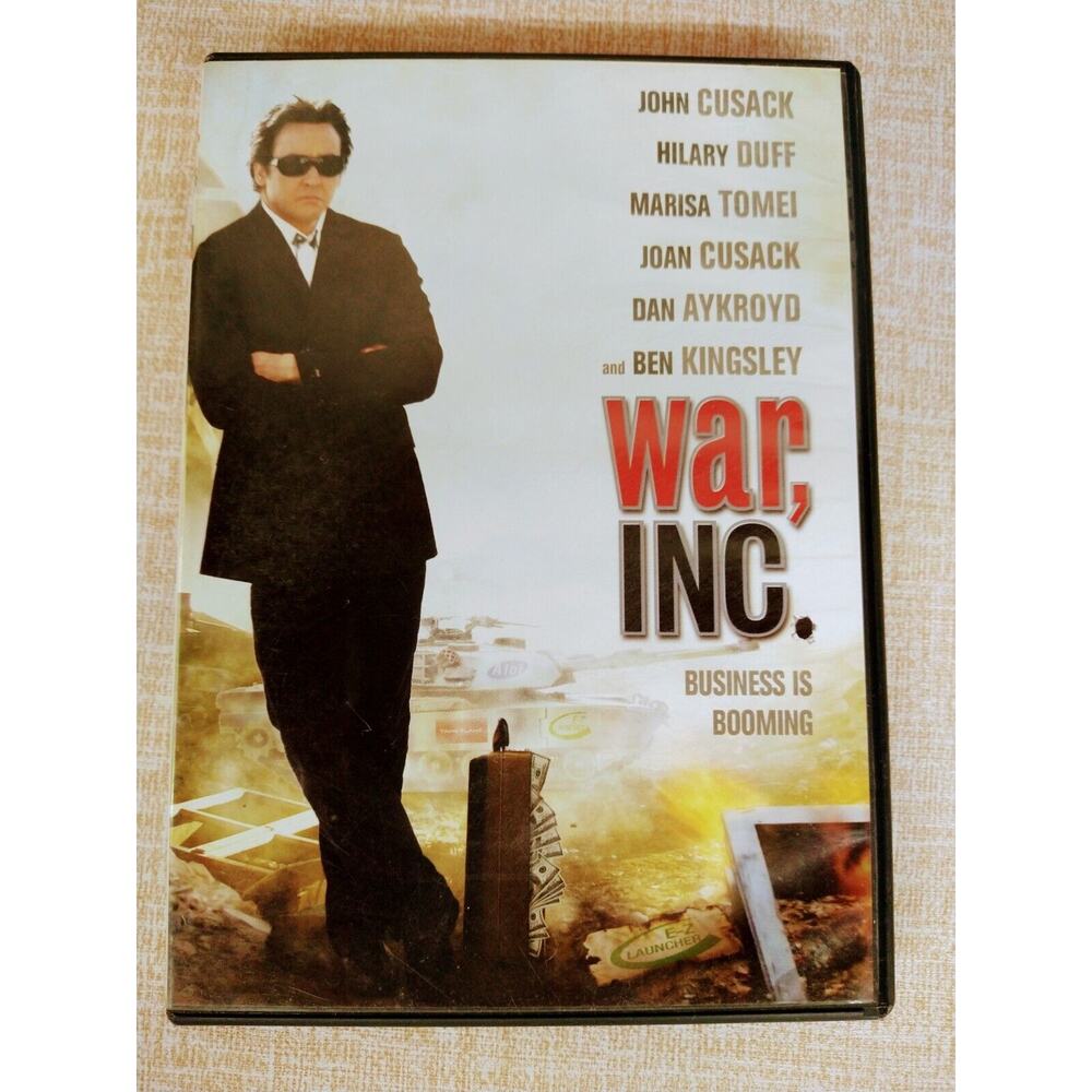 DVD War Inc DVD - John Cusak Tomei Duff Kingsley Aykroyd - Action Comedy